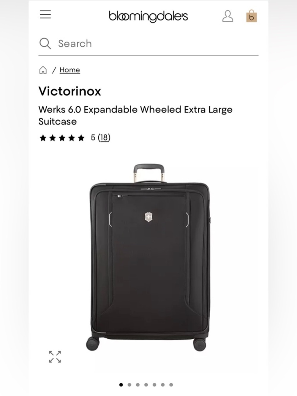 Victorinox Swiss Army Werks 6.0 spinner extra large luggage